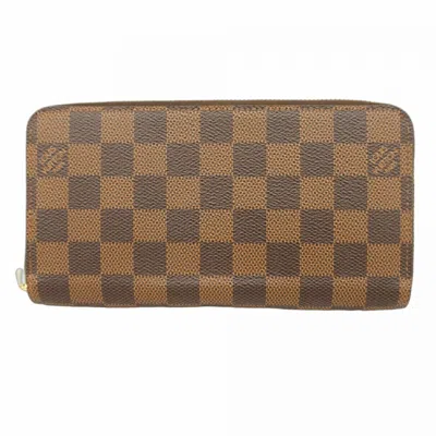 Pre-owned Louis Vuitton Ebene Long Wallet (bi-fold) ()
