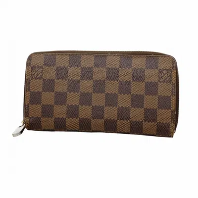 Pre-owned Louis Vuitton Ebene Long Wallet (bi-fold) ()