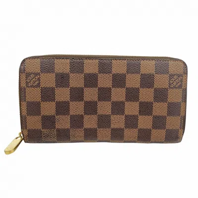 Pre-owned Louis Vuitton Ebene Long Wallet (bi-fold) ()