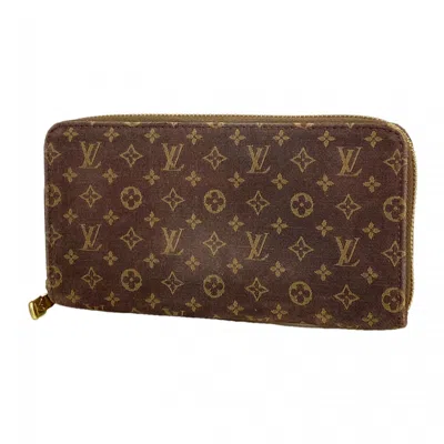 Pre-owned Louis Vuitton Ebene Long Wallet (bi-fold) ()