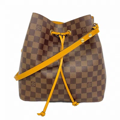 Pre-owned Louis Vuitton Ebene Saffron Shoulder Bag ()
