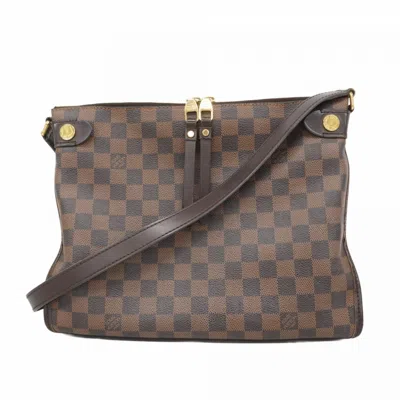 Pre-owned Louis Vuitton Ebene Shoulder Bag () In Brown