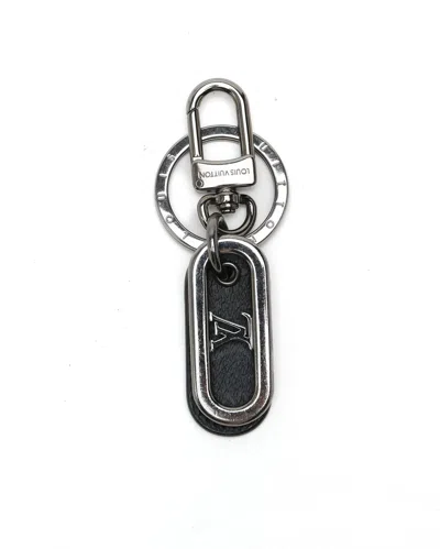Pre-owned Louis Vuitton Eclipse Keyring In Black
