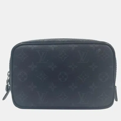 Pre-owned Louis Vuitton Eclipse Pouch In Black