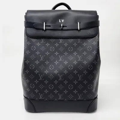Pre-owned Louis Vuitton Eclipse Steamer Backpack In Black