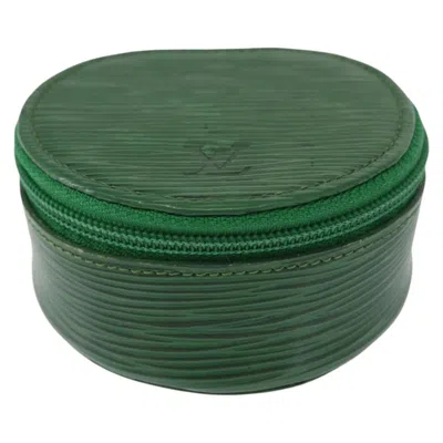 Pre-owned Louis Vuitton Ecrin Bijoux Jewelry Case Epi Leather Green Leather Jewelry Set Jewelry ()