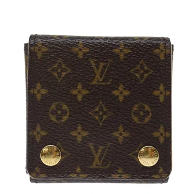 Pre-owned Louis Vuitton Ecrin Black Canvas Wallet  ()