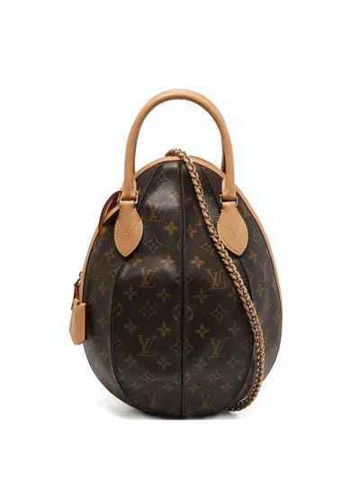 Pre-owned Louis Vuitton Egg Monogram Leather Bag In Brown