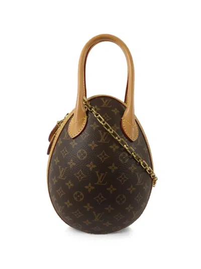 Pre-owned Louis Vuitton Egg Monogram Tote Bag In Brown