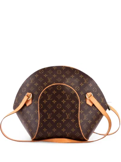 Pre-owned Louis Vuitton Ellipse Bag Monogram Canvas Gm Shoulder Bag In Brown