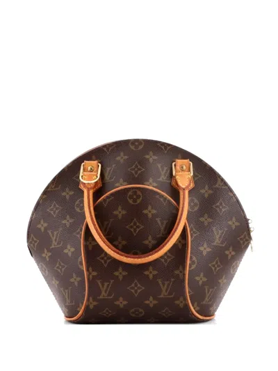 Pre-owned Louis Vuitton Ellipse Bag Monogram Canvas Pm Satchel In Brown
