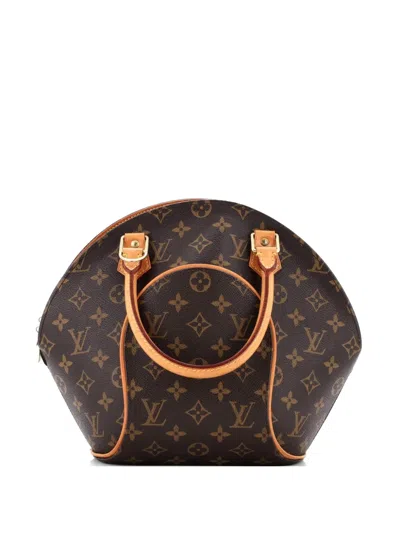 Pre-owned Louis Vuitton Ellipse Bag Monogram Canvas Pm Satchel In Brown