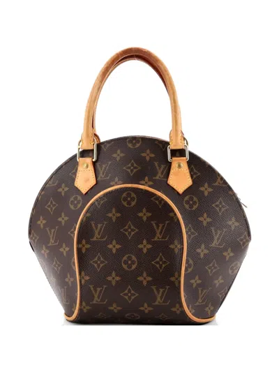 Pre-owned Louis Vuitton Ellipse Bag Monogram Canvas Pm Satchel In Brown
