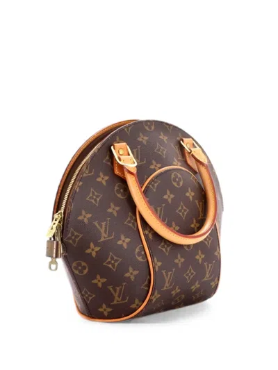 Pre-owned Louis Vuitton Ellipse Bag Monogram Canvas Pm Satchel In Brown
