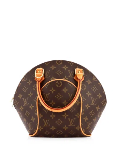 Pre-owned Louis Vuitton Ellipse Bag Monogram Canvas Pm Satchel In Brown