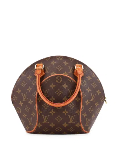 Pre-owned Louis Vuitton Ellipse Bag Monogram Canvas Pm Satchel In Brown