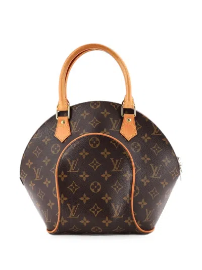 Pre-owned Louis Vuitton Ellipse Bag Monogram Canvas Pm Satchel In Brown