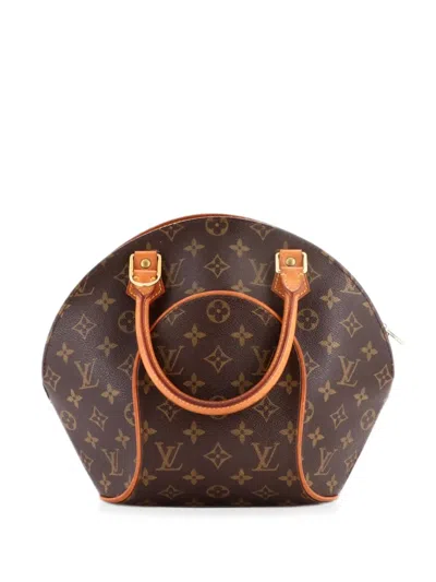 Pre-owned Louis Vuitton Ellipse Bag Monogram Canvas Pm Satchel In Brown