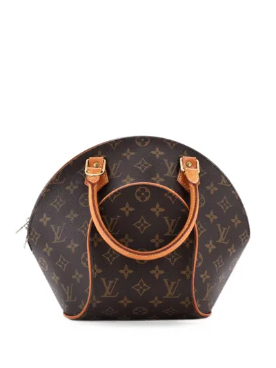 Pre-owned Louis Vuitton Ellipse Bag Monogram Canvas Pm Satchel In Brown