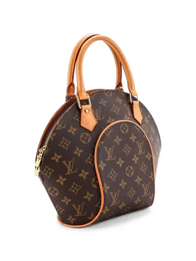 Pre-owned Louis Vuitton Ellipse Bag Monogram Canvas Pm Satchel In Brown