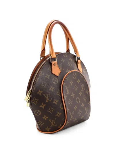 Pre-owned Louis Vuitton Ellipse Bag Monogram Canvas Pm Satchel In Brown