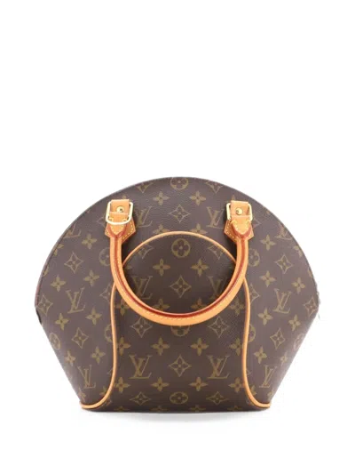 Pre-owned Louis Vuitton Ellipse Bag Monogram Canvas Pm Satchel In Brown