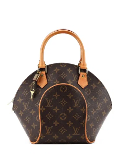 Pre-owned Louis Vuitton Ellipse Bag Monogram Canvas Pm Satchel In Brown