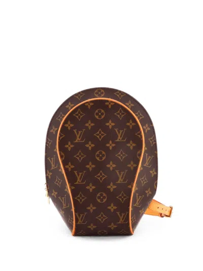 Pre-owned Louis Vuitton Ellipse Monogram Canvas Backpack In Brown