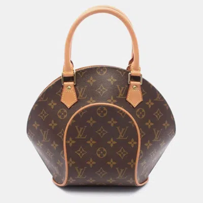 Pre-owned Louis Vuitton Ellipse Pm Brown Monogram Canvas Handbag