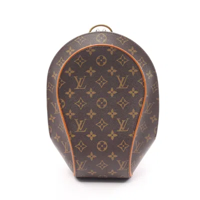 Pre-owned Louis Vuitton Ellipse Suck Add Monogram Backpack Rucksack Pvc Leather Brown