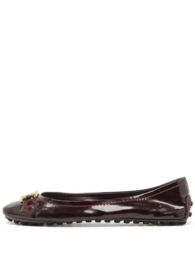 Pre-owned Louis Vuitton Embellished Ballet Flats