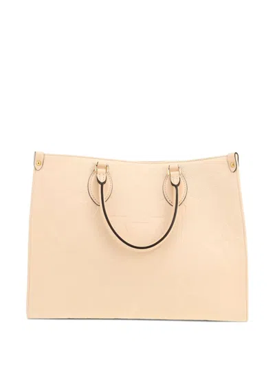 Pre-owned Louis Vuitton Embossed Monogram Leather Tote Bag