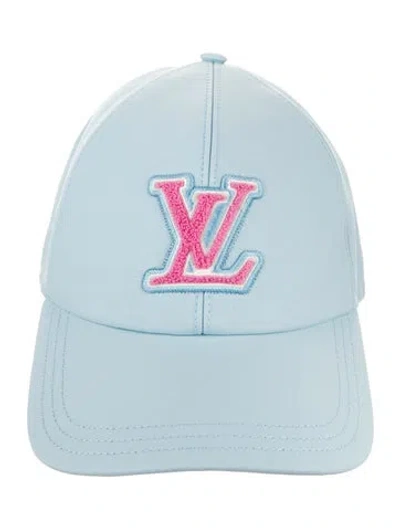Pre-owned Louis Vuitton Embroidered Baseball Cap In Blue