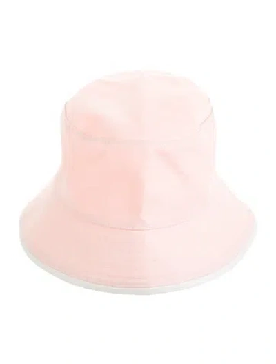 Pre-owned Louis Vuitton Embroidered Bucket Hat In Pink
