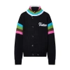 Louis Vuitton Embroidered Knitted Wool Varsity Blouson
