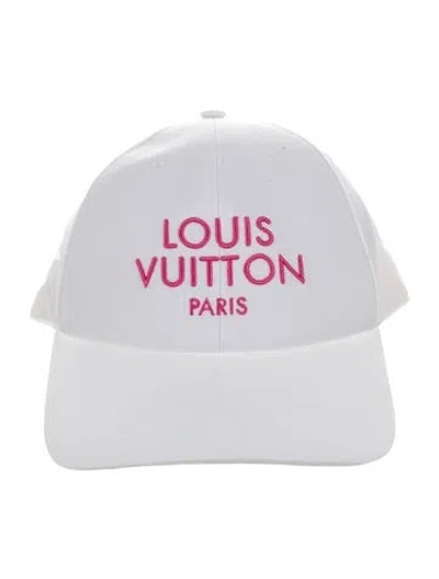 Pre-owned Louis Vuitton Embroidered Lv Cap In Multi