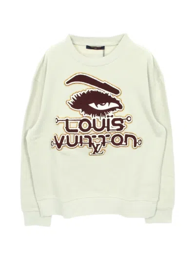 Pre-owned Louis Vuitton Embroidered-motif Sweatshirt In Green