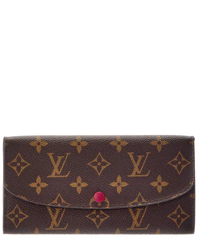 Pre-owned Louis Vuitton Emilie Wallet (authentic Pre-loved) In Brown