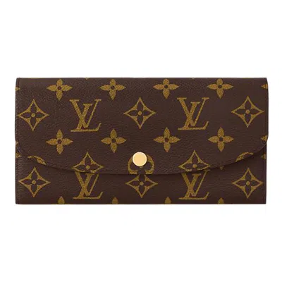 Pre-owned Louis Vuitton Emilie Wallet 'brown Monogram Canvas' | Women's Size Onesize