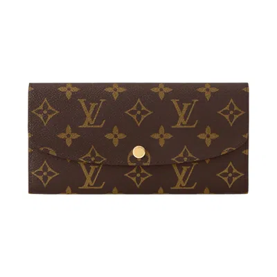 Pre-owned Louis Vuitton Emilie Wallet 'brown Monogram Canvas' | Women's Size Onesize