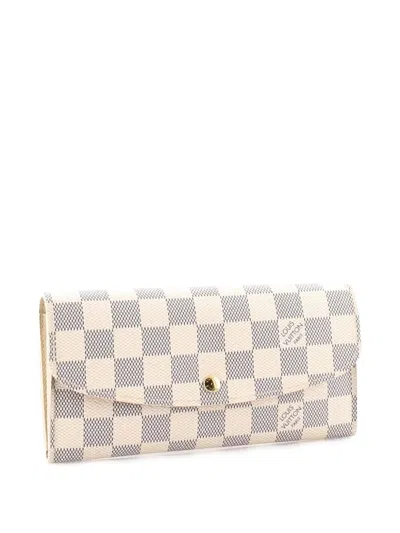 Pre-owned Louis Vuitton Emilie Wallet Damier Small Wallets In Neutral