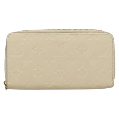 Pre-owned Louis Vuitton Empreinte Beige Leather Wallet  ()