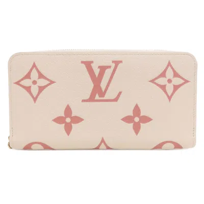 Pre-owned Louis Vuitton Empreinte Beige Monogram Empreinte Long Wallet (bi-fold) () In Sand