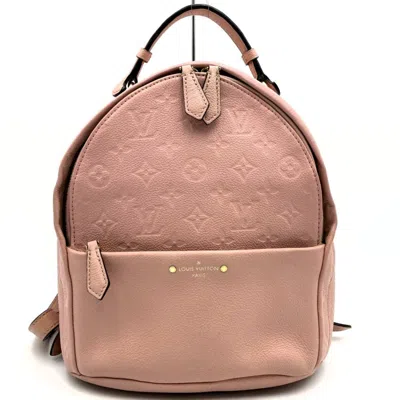 Pre-owned Louis Vuitton Empreinte Canvas Backpack Bag () In Pink
