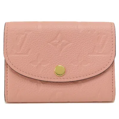 Pre-owned Louis Vuitton Empreinte Pink Monogram Empreinte Wallet (bi-fold) ()