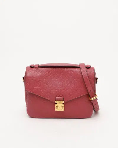 Pre-owned Louis Vuitton Empreinte Pochette Metis Bag
