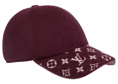 Pre-owned Louis Vuitton Endless Cap In Bordeaux