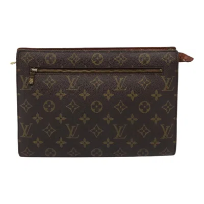 Pre-owned Louis Vuitton Enghien Brown Canvas Shoulder Bag ()