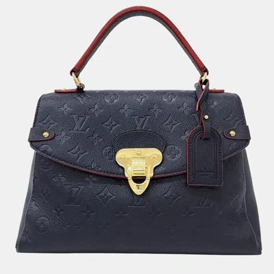 Pre-owned Louis Vuitton Enplainte Georges Mm53945 Handbag In Navy Blue