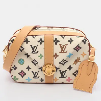 Pre-owned Louis Vuitton Envelope Messenger Monogram Craggy Beige Shoulder Bag In Sand